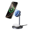 Ugreen MagFlow 2-in-1 Wireless Charger - Qi2 15W MagSafe Compatible Charging Stand