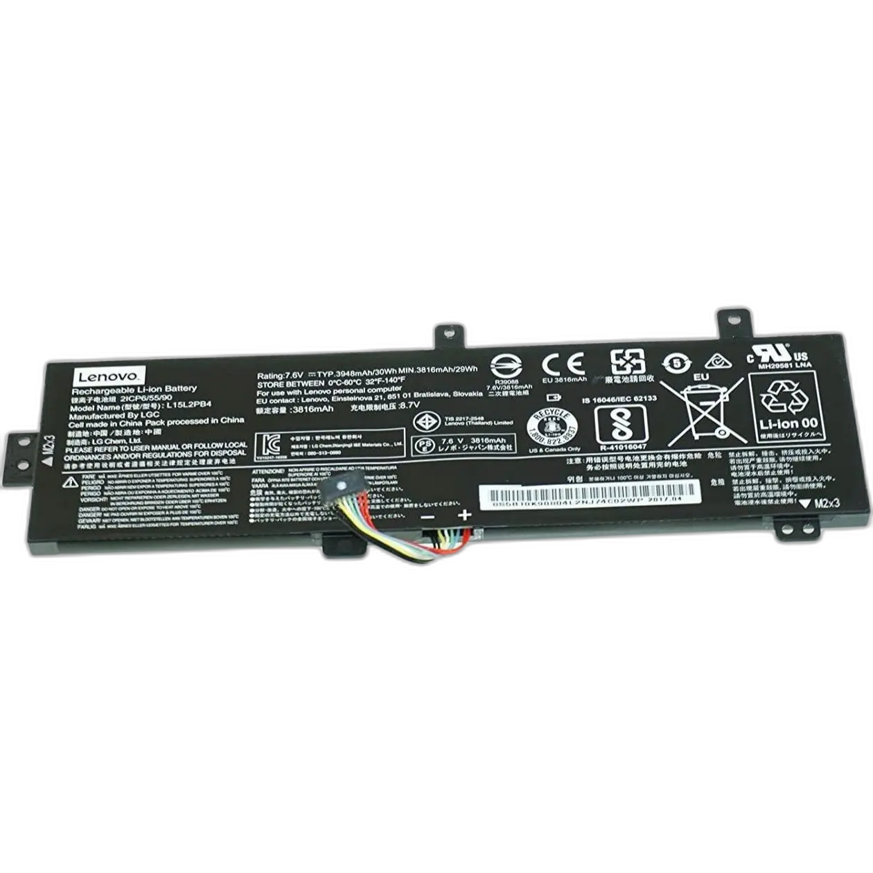 Original Cell Battery L14M4P23 for Lenovo Ideapad series