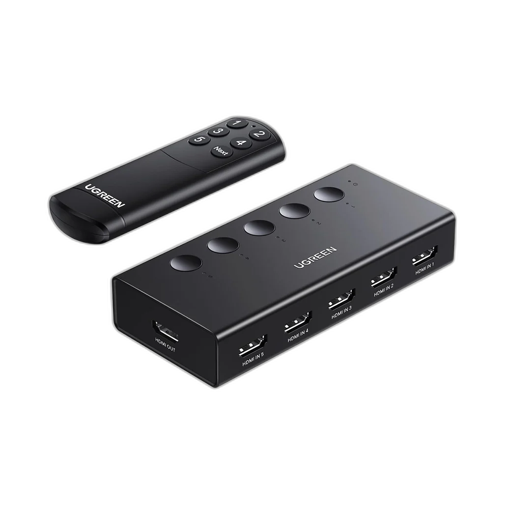 UGREEN HDMI Switch 5 In 1 Out 4K@60Hz | 90512