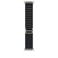 49mm Black Alpine Loop - Small - Natural Titanium Finish