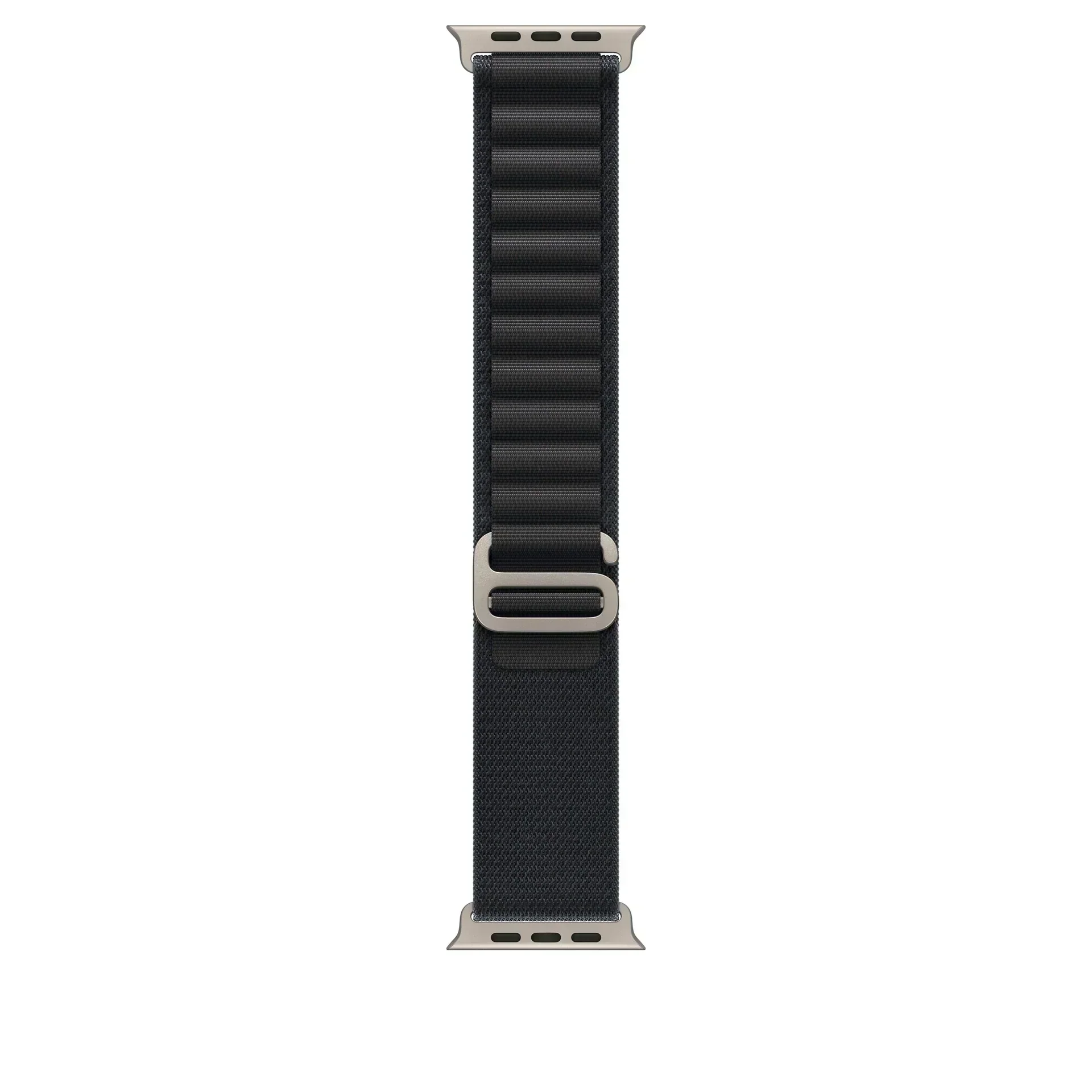 49mm Black Alpine Loop - Small - Natural Titanium Finish