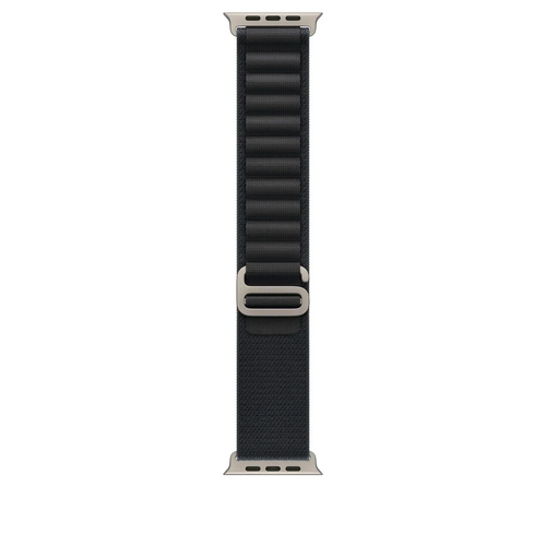 49mm Black Alpine Loop - Small - Natural Titanium Finish