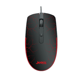 Jedel Mouse M81 Wired 1600 DPI 4 Buttons Rgb Black