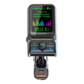 Porodo Dual Port Car Charger FM Transmitter PD 36W|Black