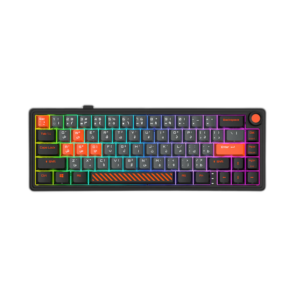GamerTek Fusion 65% Wireless Mechanical Gaming Keyboard