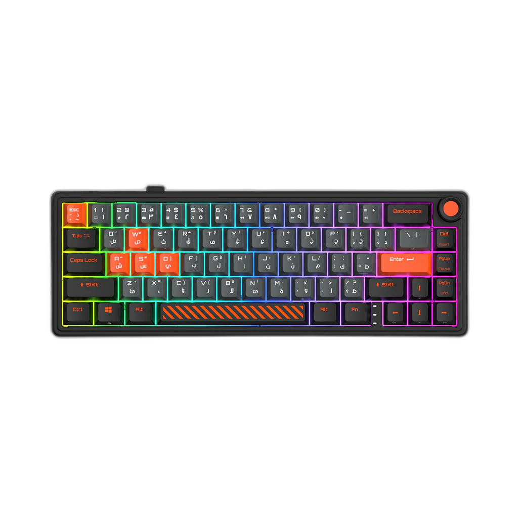 GamerTek Fusion 65% Wireless Mechanical Gaming Keyboard
