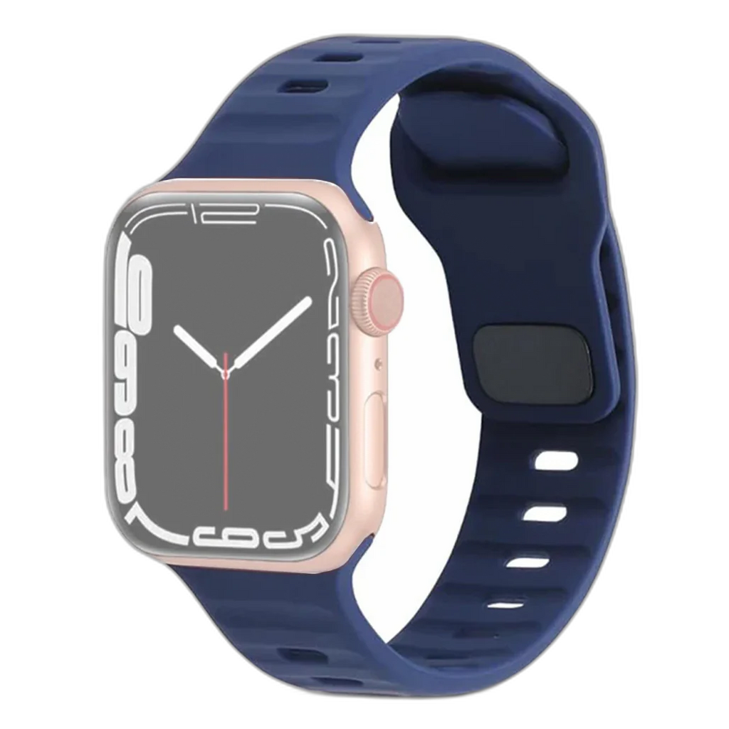 Spigen Silicone Sport Strap for Apple Watch - Navy, Price in
