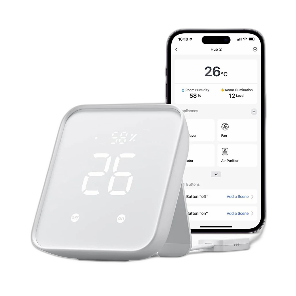 SwitchBot 4 in 1 Hub Gen 2 | Smart Hygrometer