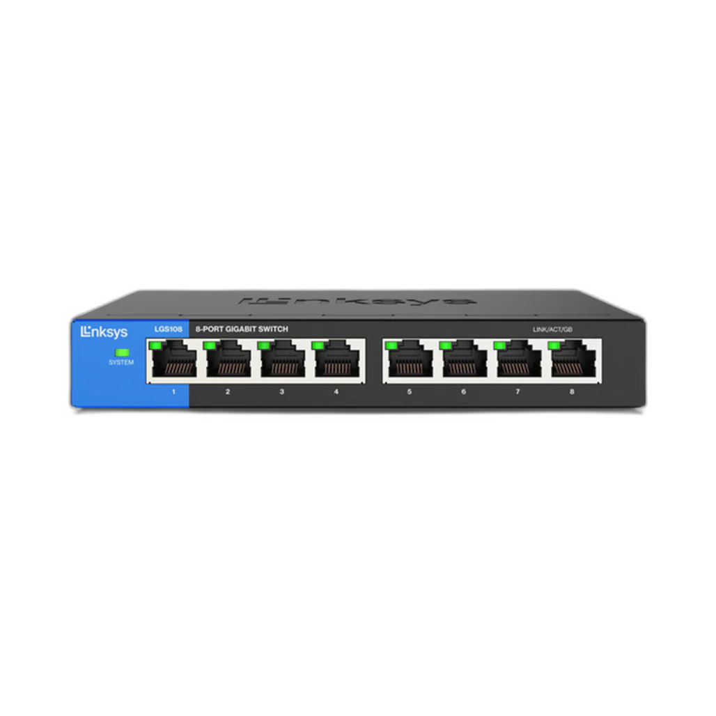 Linksys LGS108 - 8-Port Unmanaged Gigabit Switch