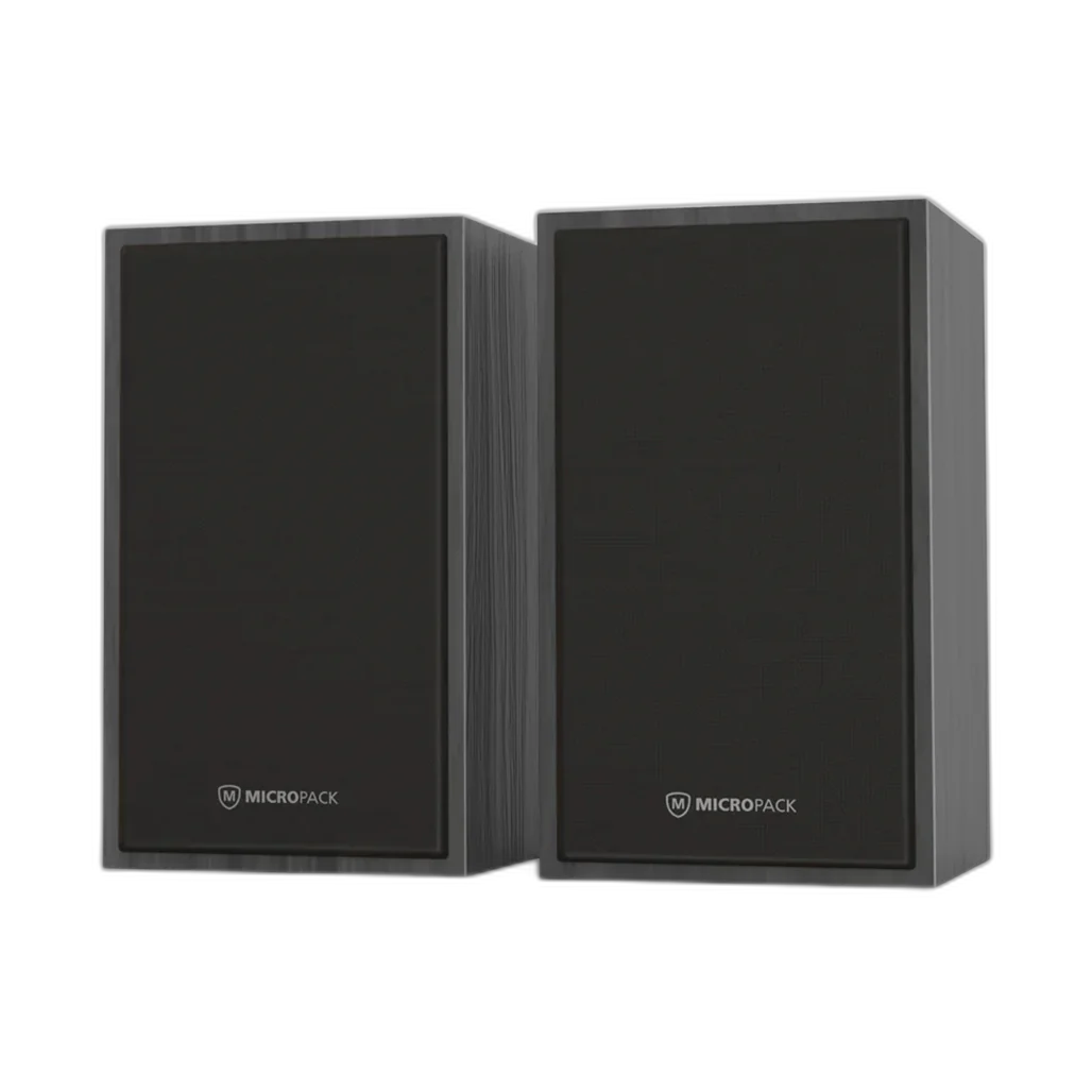 Micropack MS-215A Wired Multimedia Wooden Speakers