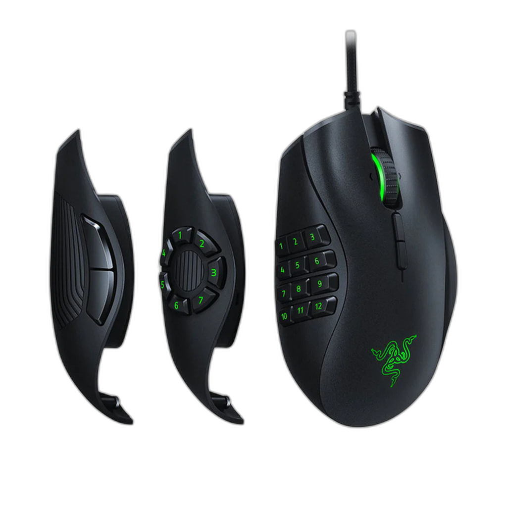 Razer Naga Trinity - Multicolor Wired MMO Gaming Mouse