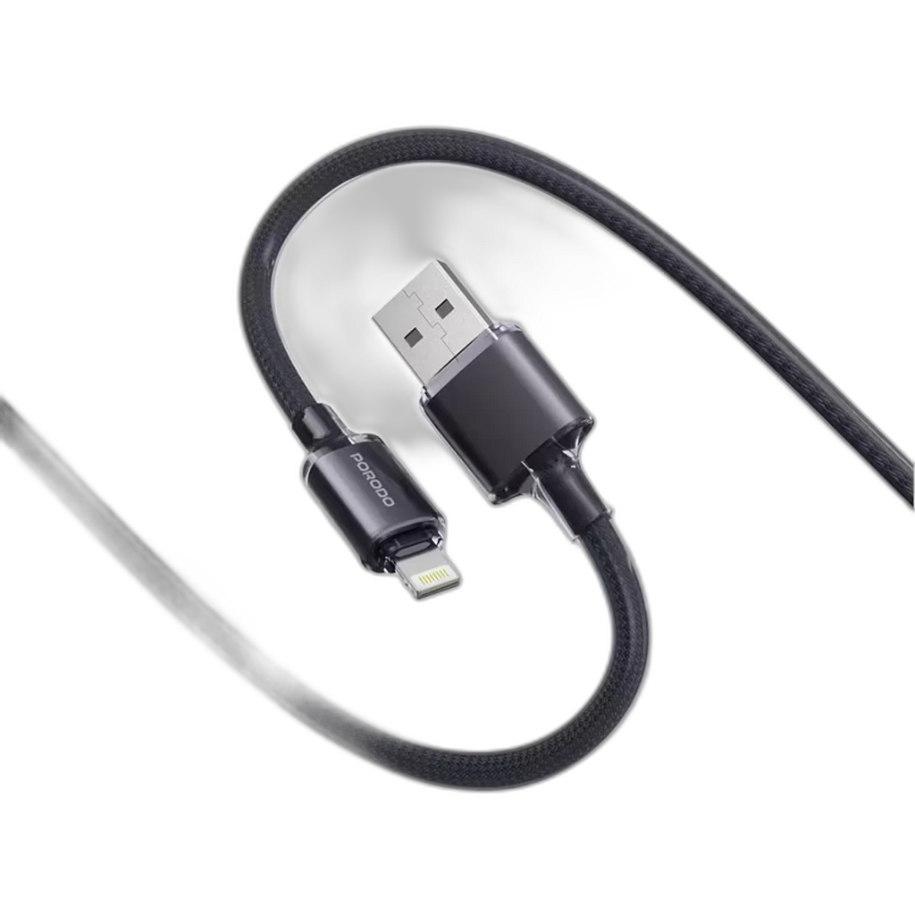 Porodo USB-A To Lightning Braided Cable