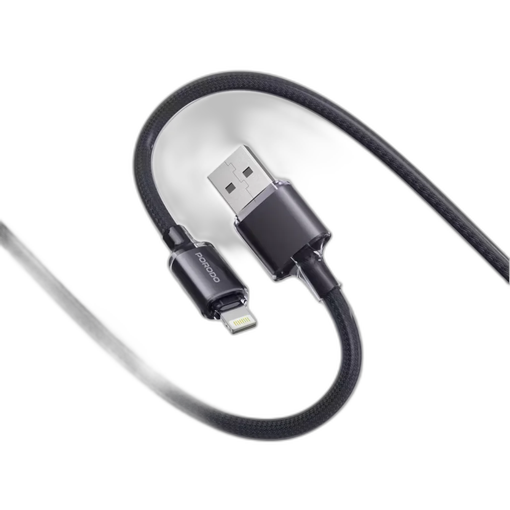 Porodo USB-A To Lightning Braided Cable