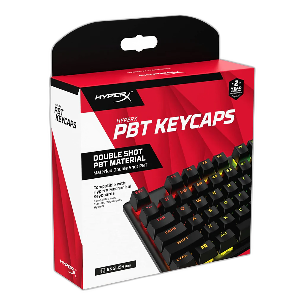 HyperX Full Key Set PBT Keycaps - Black
