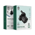 Green Lion Mini PD 20W UK Plug Home Charger - Type-C to Type-C