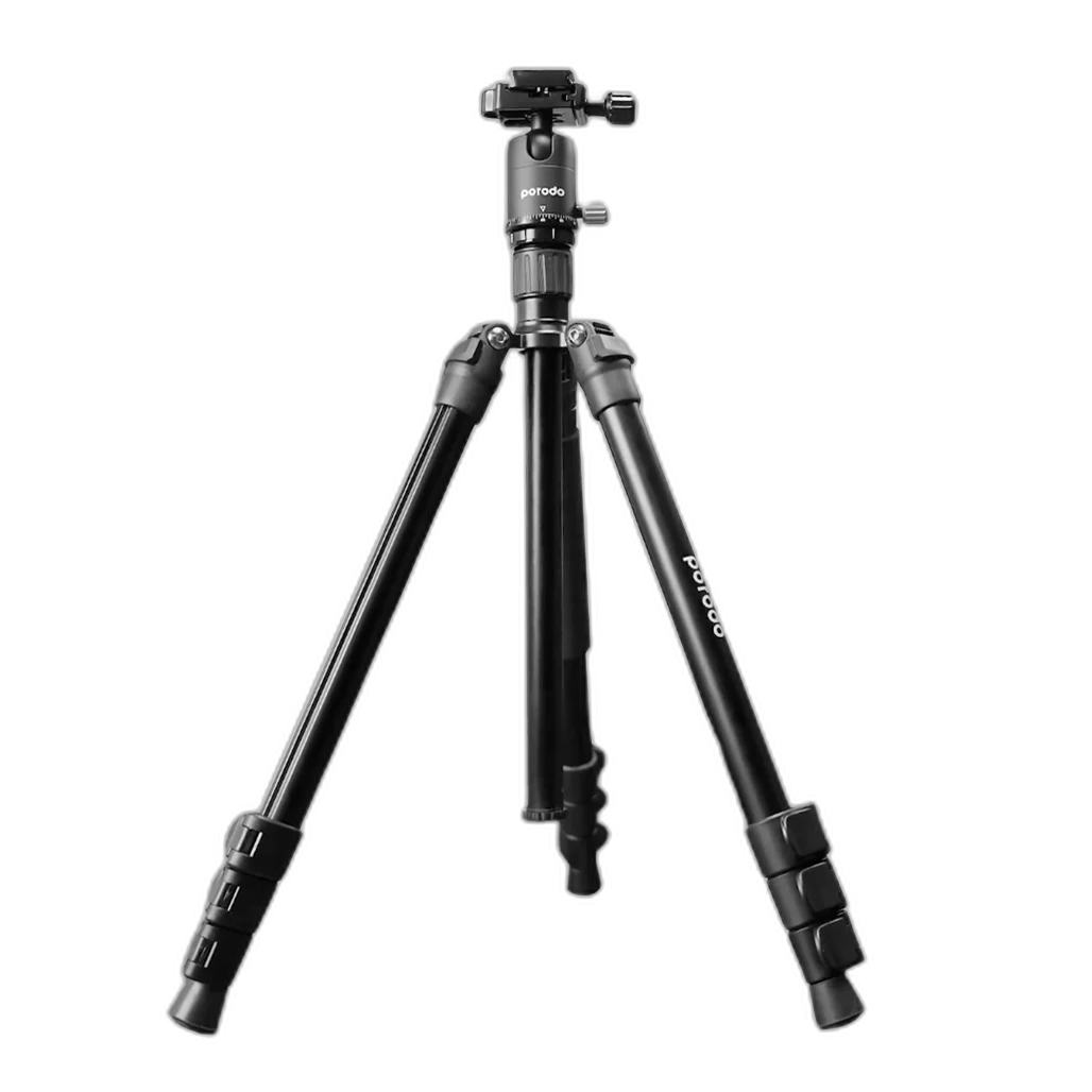 Porodo Professional Aluminum Tripod with Ballhead