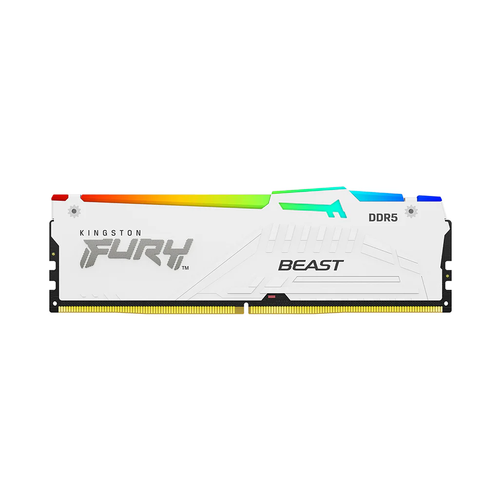 Kingston Fury Beast 16GB RGB 6000MT/s DDR5 CL36 Desktop Memory | KF560C36BBE2A-16