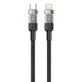 Porodo 30W PD Braided USB-C to Lightning Fast Charging Cable