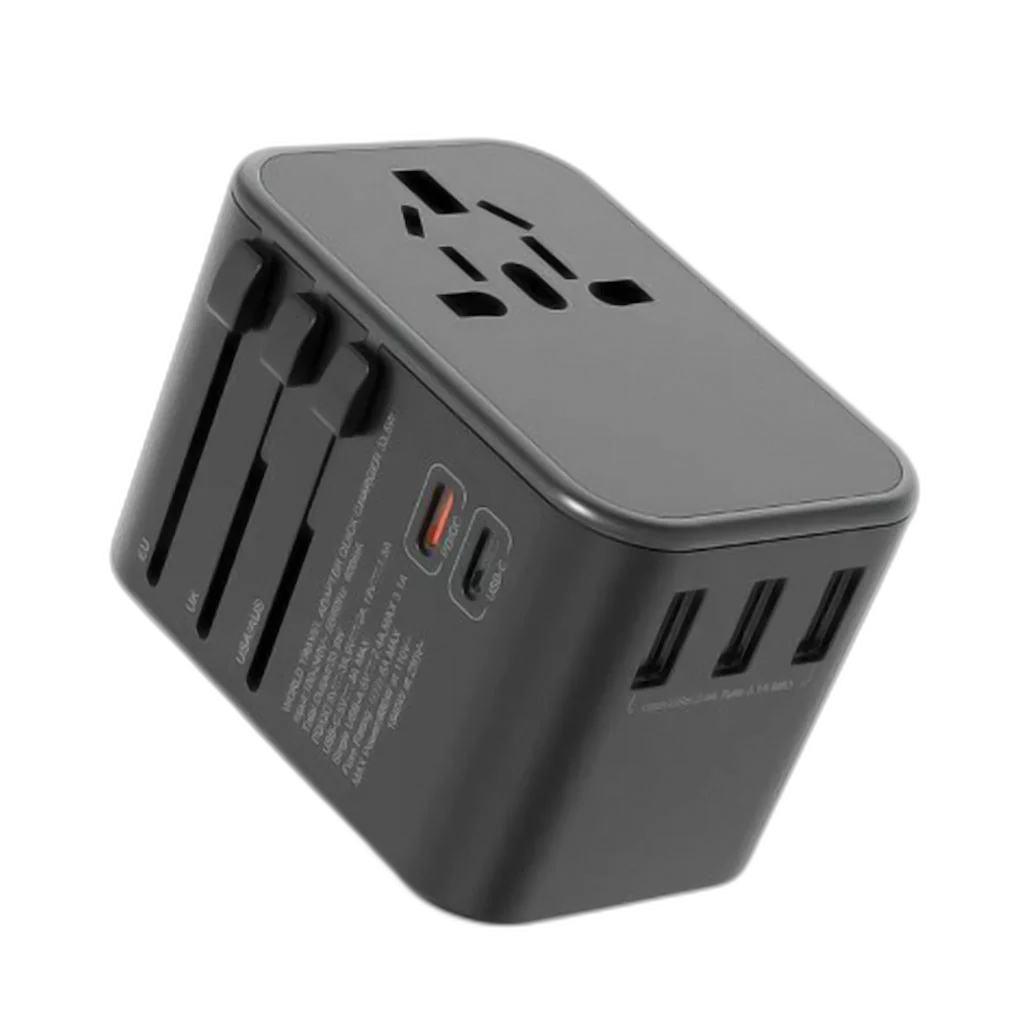 Green Lion GNAD2PDBK Multifunction Travel Adapter