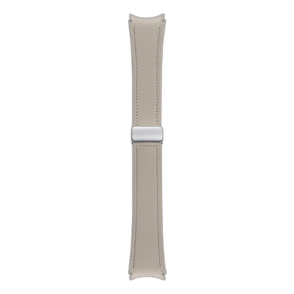 Samsung Galaxy Watch D-Buckle Hybrid Eco-Leather Band - Etoupe