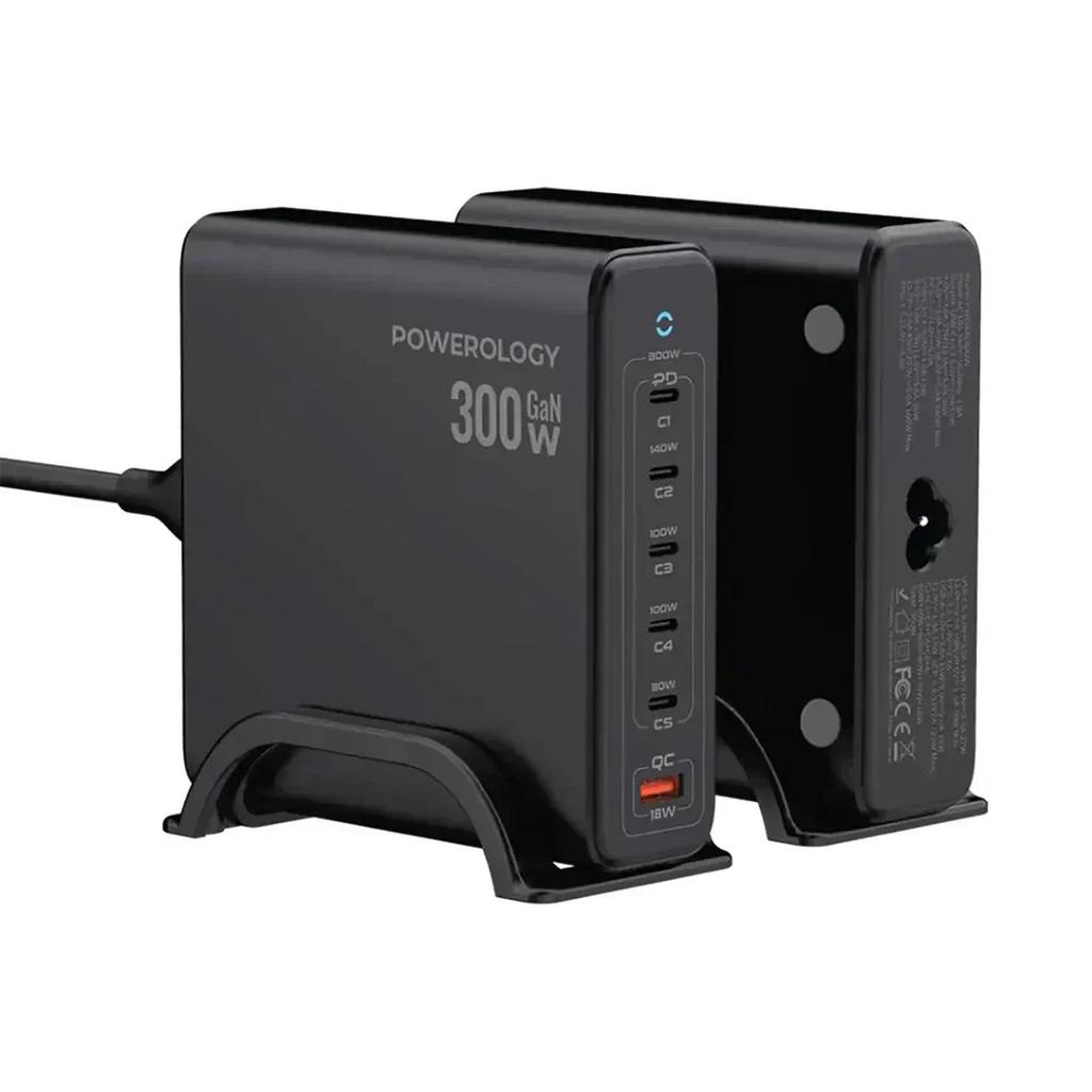 Powerology Volt-X GaN 300W Smart Desktop Charger