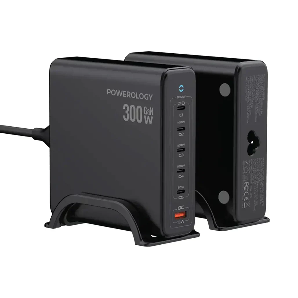 Powerology Volt-X GaN 300W Smart Desktop Charger