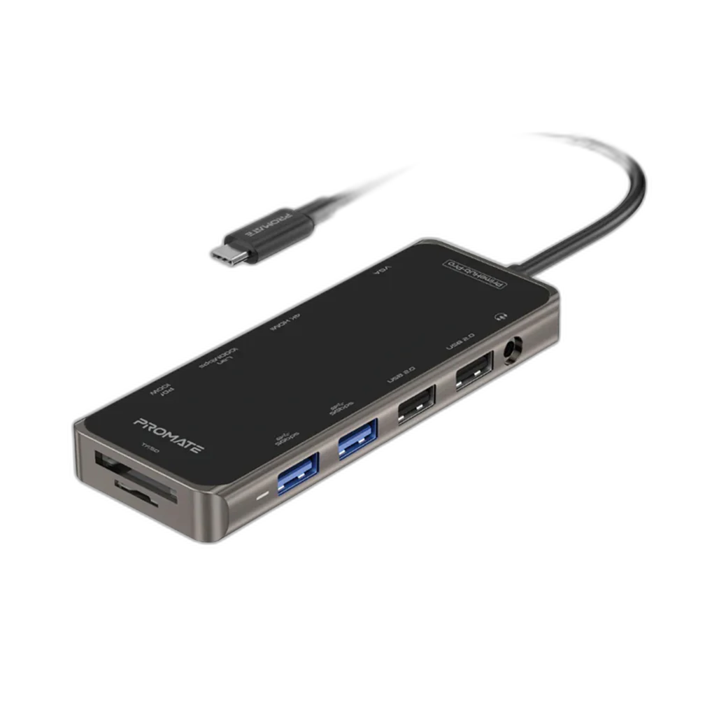 Promate PrimeHub-Pro Ultra-Fast Multiport USB-C Hub
