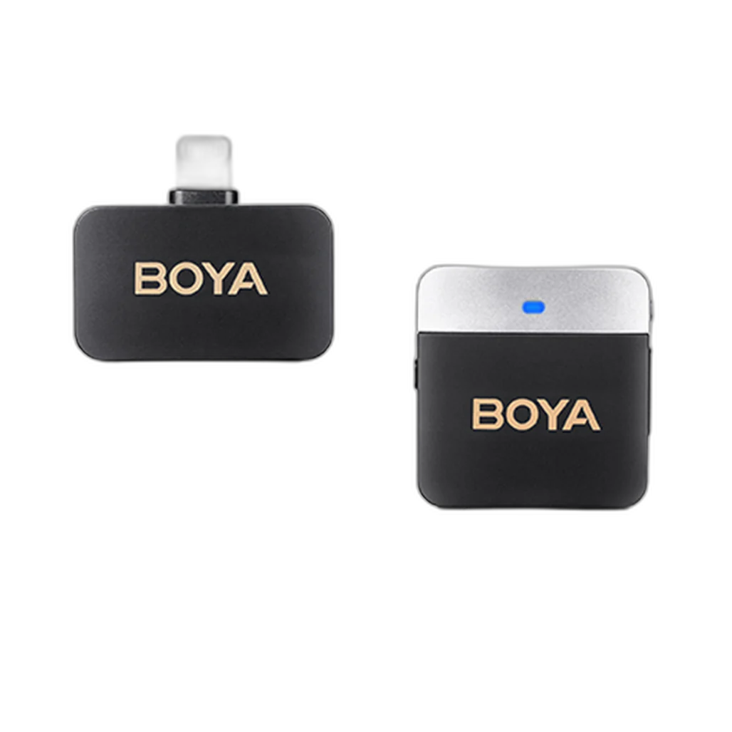 Boya BY-M1V3 - 2.4GHz Dual-Channel Wireless Microphone System.