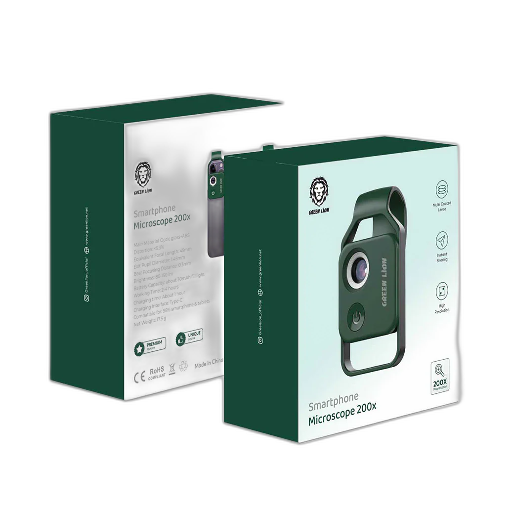 Green Lion Smartphone Microscope 200x