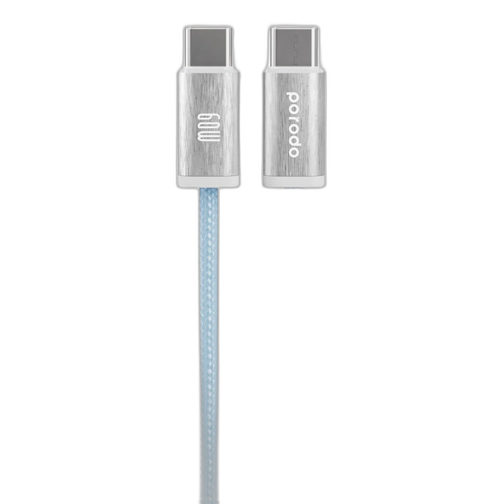 Porodo Woven 60W Type-C to Type-C Cable 1.2M