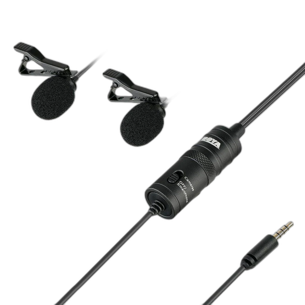 Boya Dual Omni-Directioanl lavalier mic