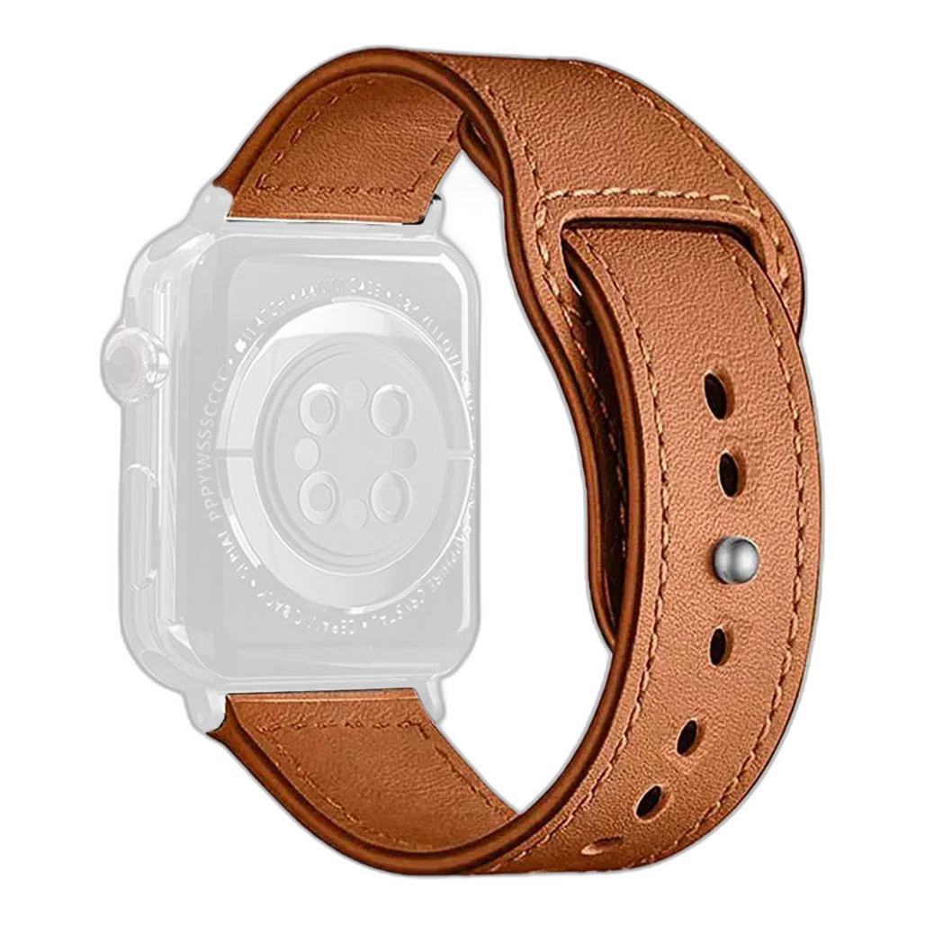 Porodo iGuard Leather Loop Watch Band For Apple Watch
