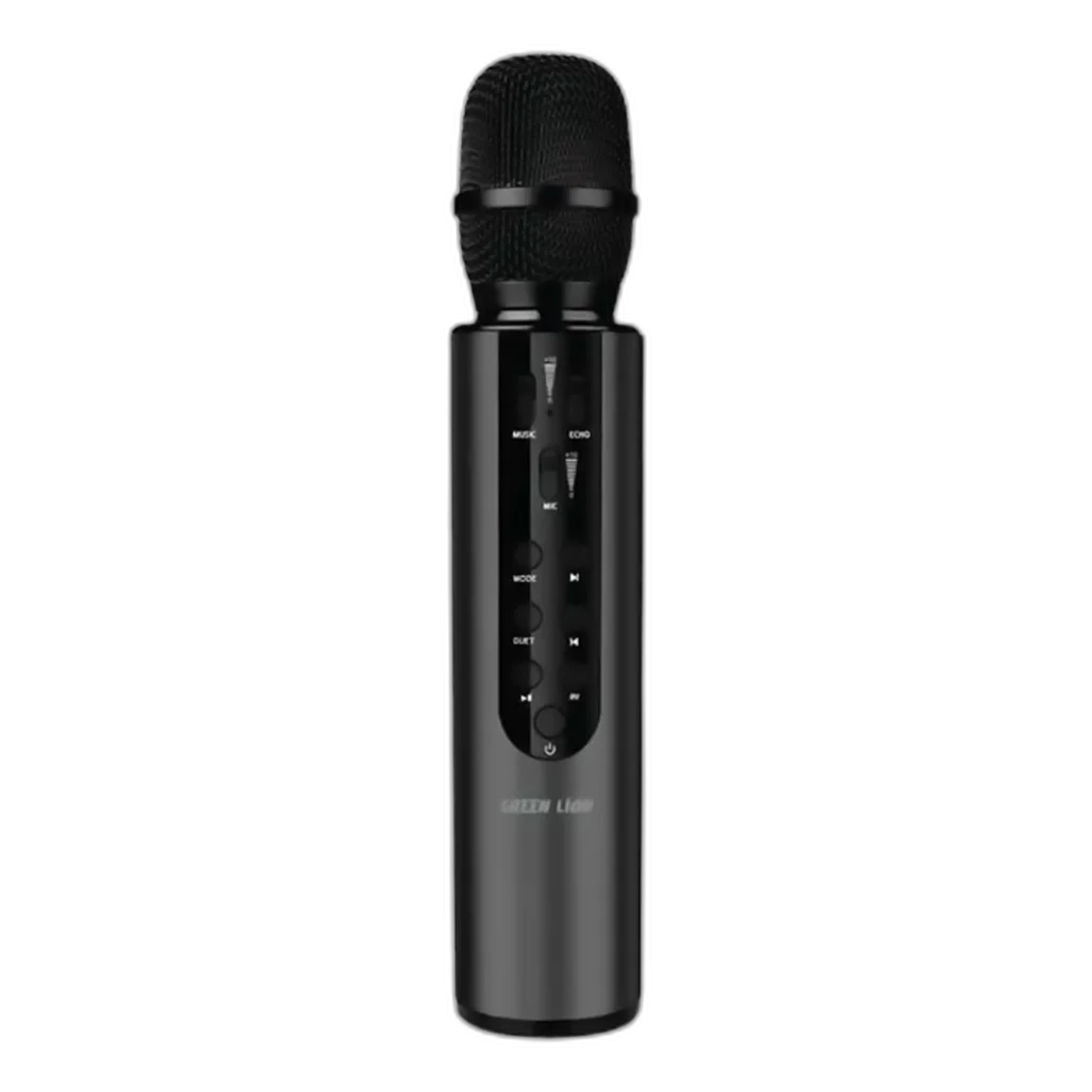 Green Lion Karaoke Microphone - GNKRKM6MICBK - Black