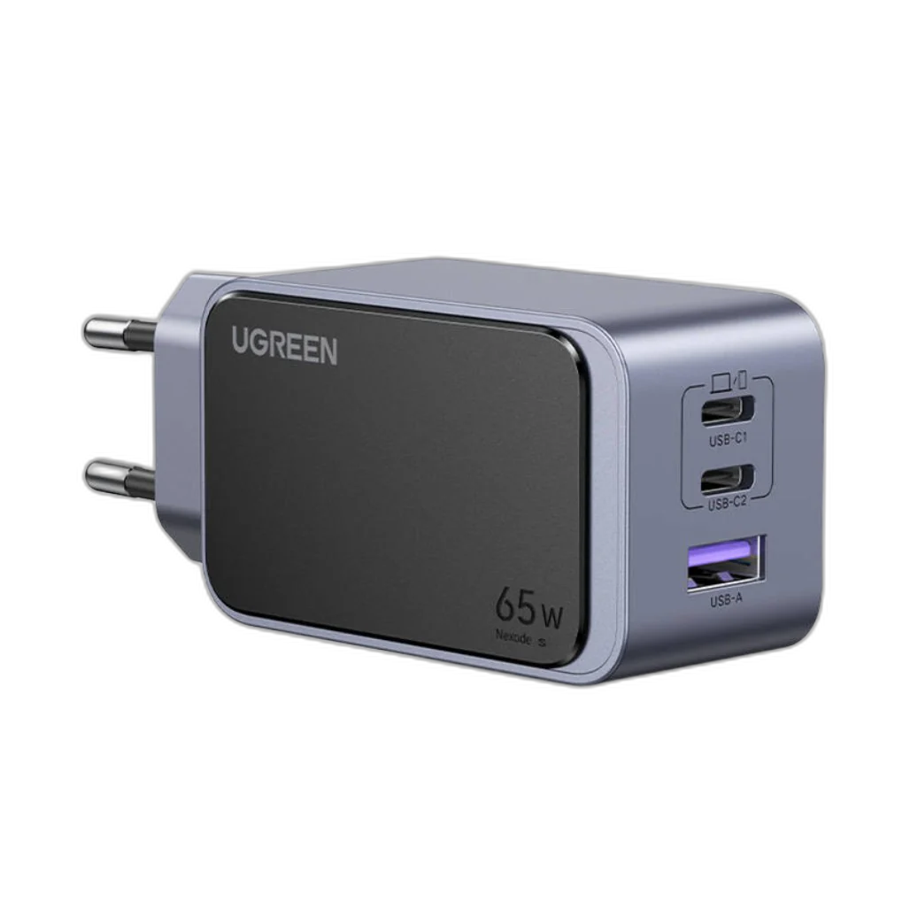 Ugreen Nexode S 65W GaN Fast Charger 3-Port USB-C Wall Charger