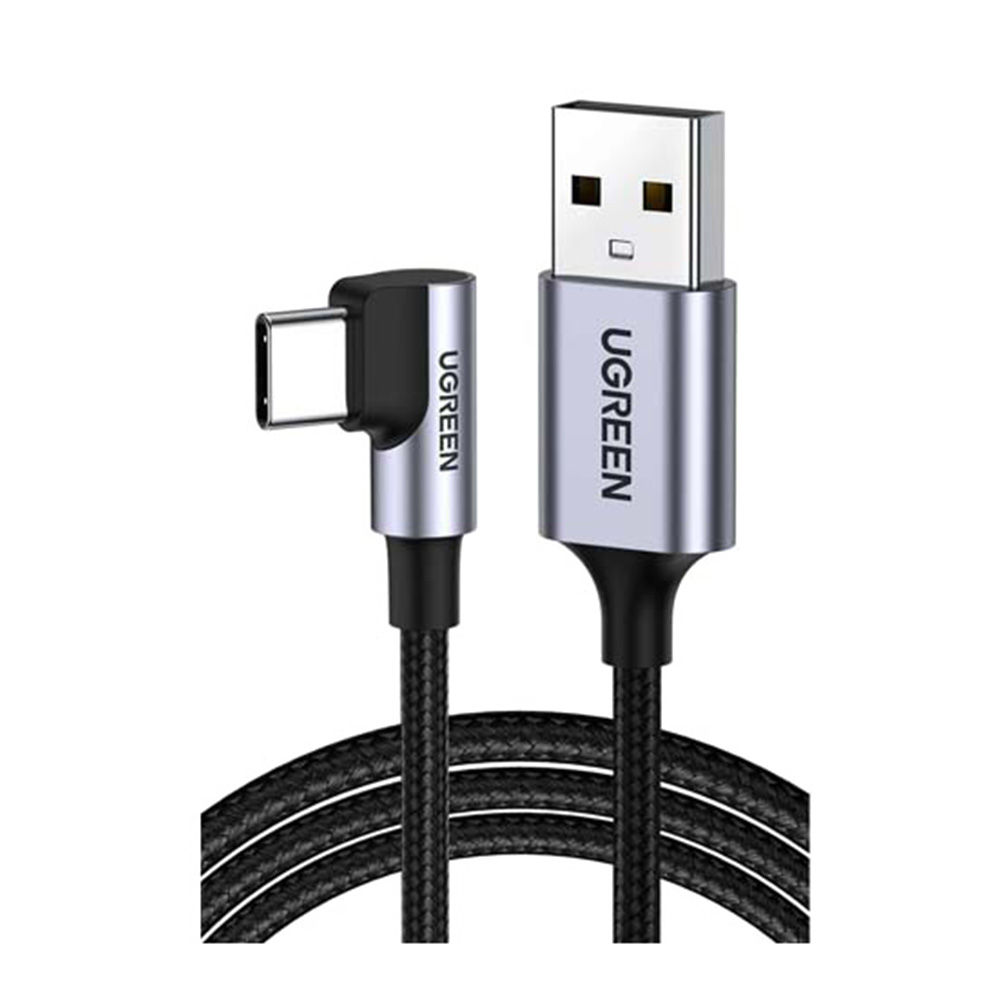 UGREEN USB-A To USB-C Angled 5V/3A Fast Cable - 2m