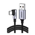 UGREEN USB-A To USB-C Angled 5V/3A Fast Cable - 2m