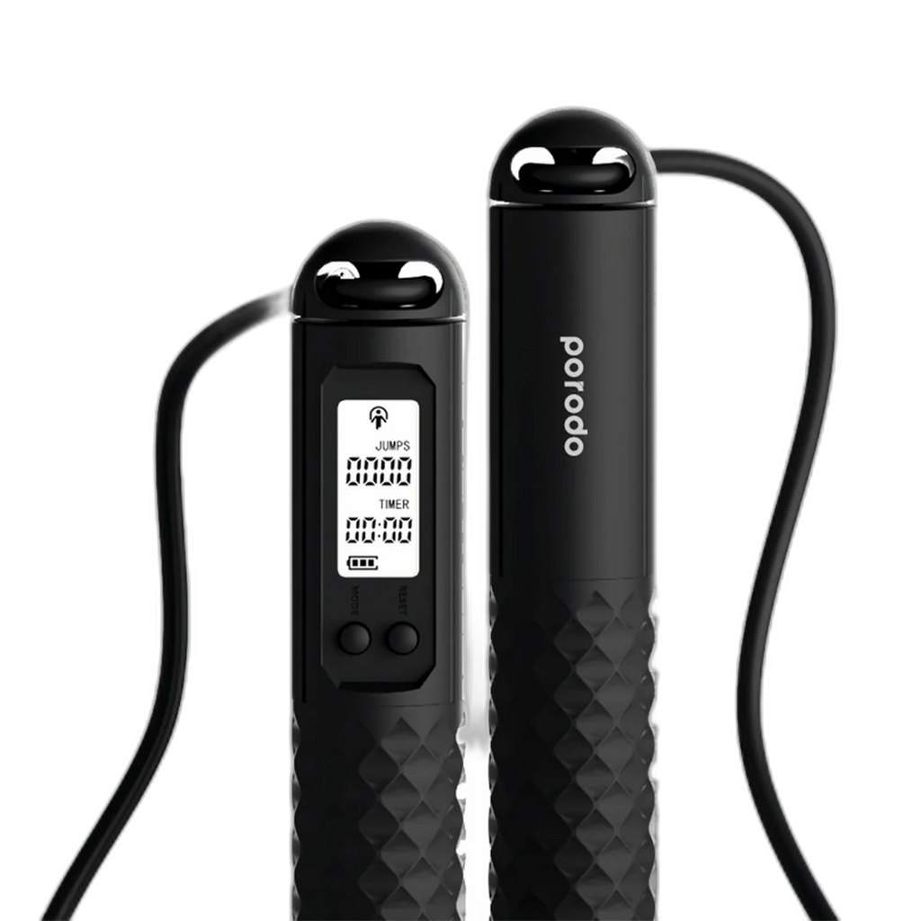 Porodo Lifestyle Smart Skipping Rope - Black