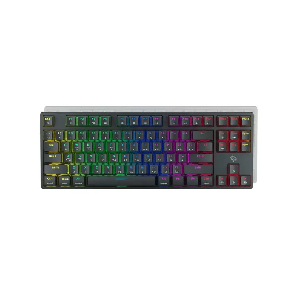 Porodo Gaming 3in1 Wireless Mechanical Keyboard TKL Gateron Switch