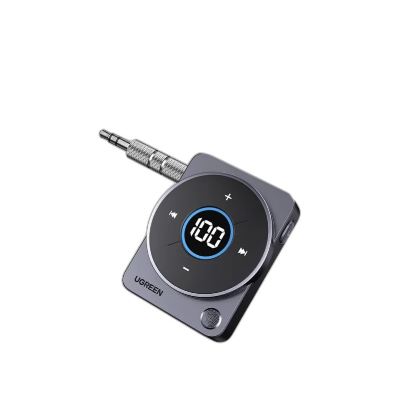 UGREEN 5.4 Bluetooth Car Adapter — Wireless AUX Receiver with Noise Cancellation - CM724 35003