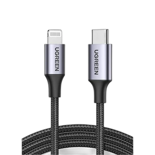 UGREEN USB-C to Lightning Cable, MFI Apple Certified, Fast Charging, Available in 1M, 1.5M & 2M - US304 70523 60759 60760