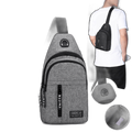 Multifunctional Chest Bag CB406, Shock-resistant Grey