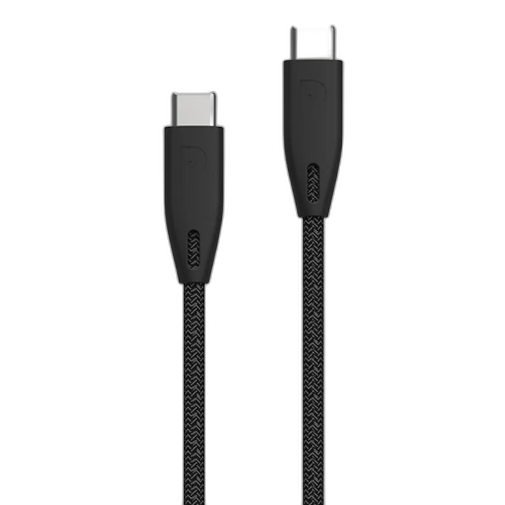 Powerology Braided USB-C to USB-C Cable - 2m