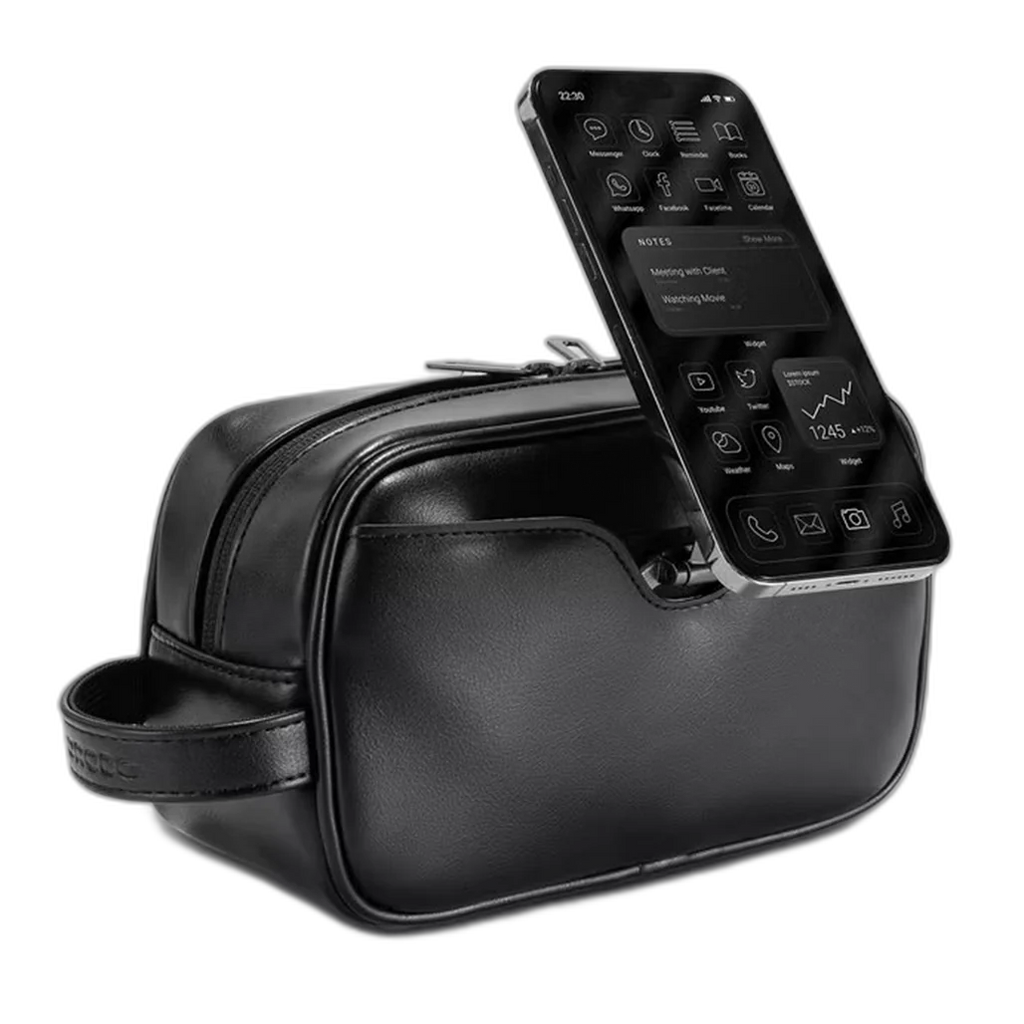 Porodo Lifestyle MagSafe Travel Pouch with Phone Holder - PDLFSTP258BK