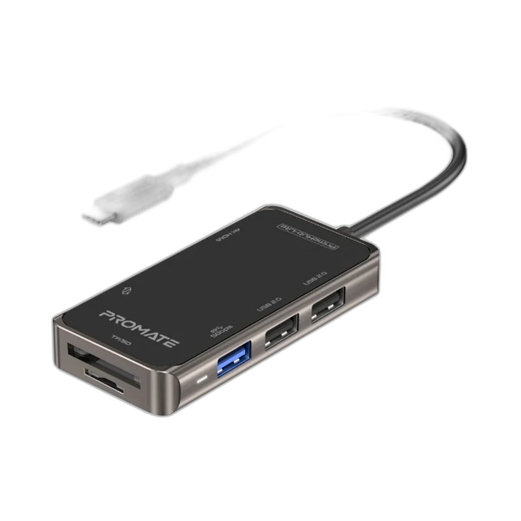 Promate Ultra-Fast Compact Multi-Port USB-C Hub