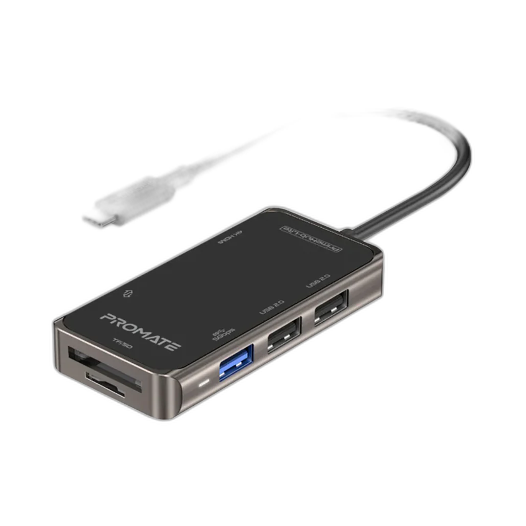 Promate Ultra-Fast Compact Multi-Port USB-C Hub