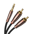 UGreen 3.5mm AUX Male to 2 Male RCA Braided Cable
