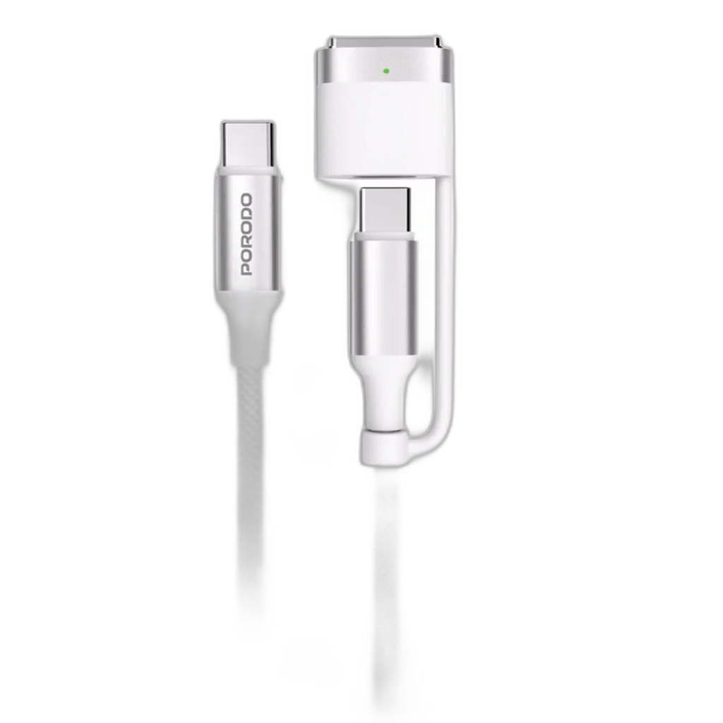 Porodo 2-In-1 Cable Magsafe 3 Charging Cable