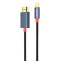 Porodo Woven Cable Lightning to HDMI - Black