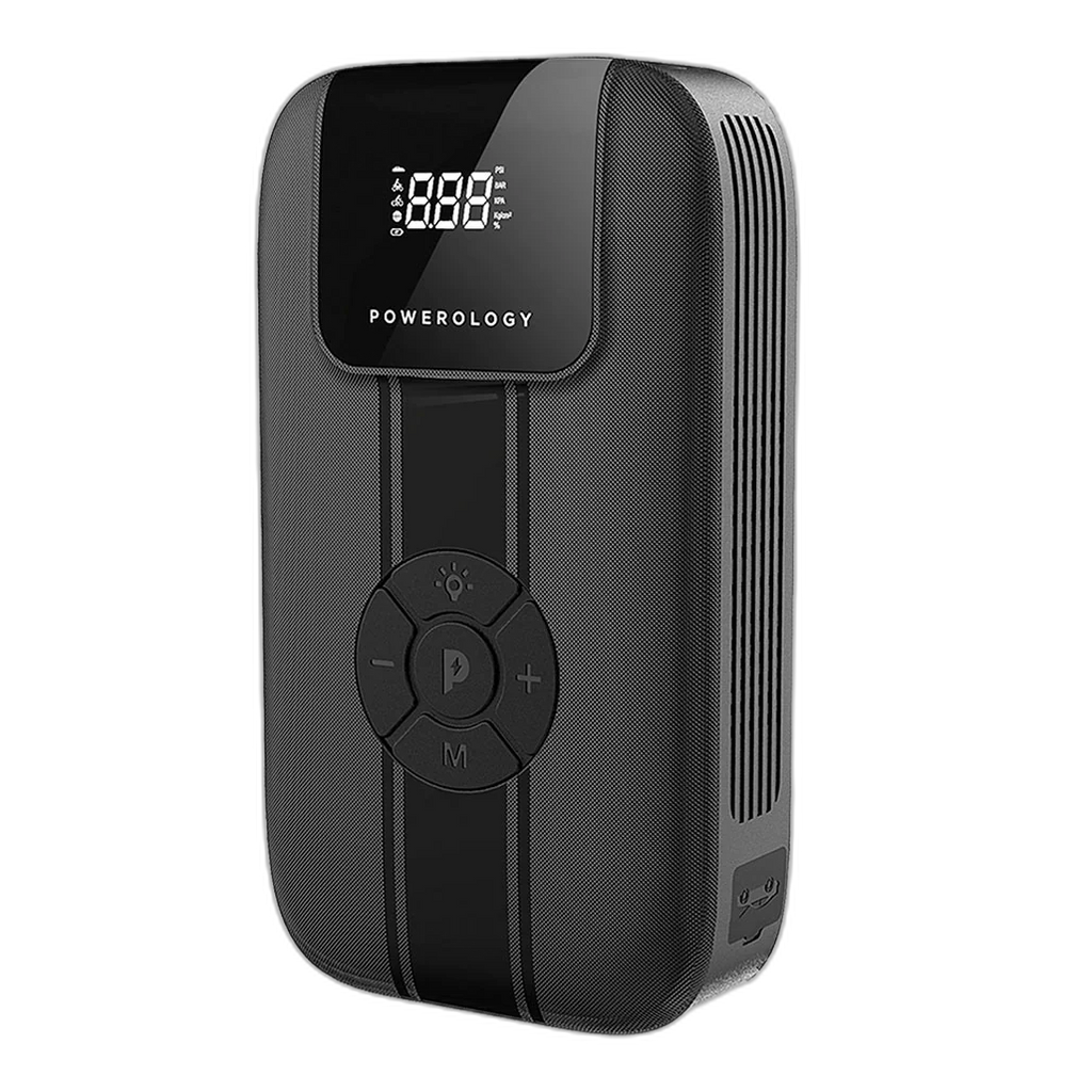 Powerology 11200mAh Jump Starter With Air Compressor