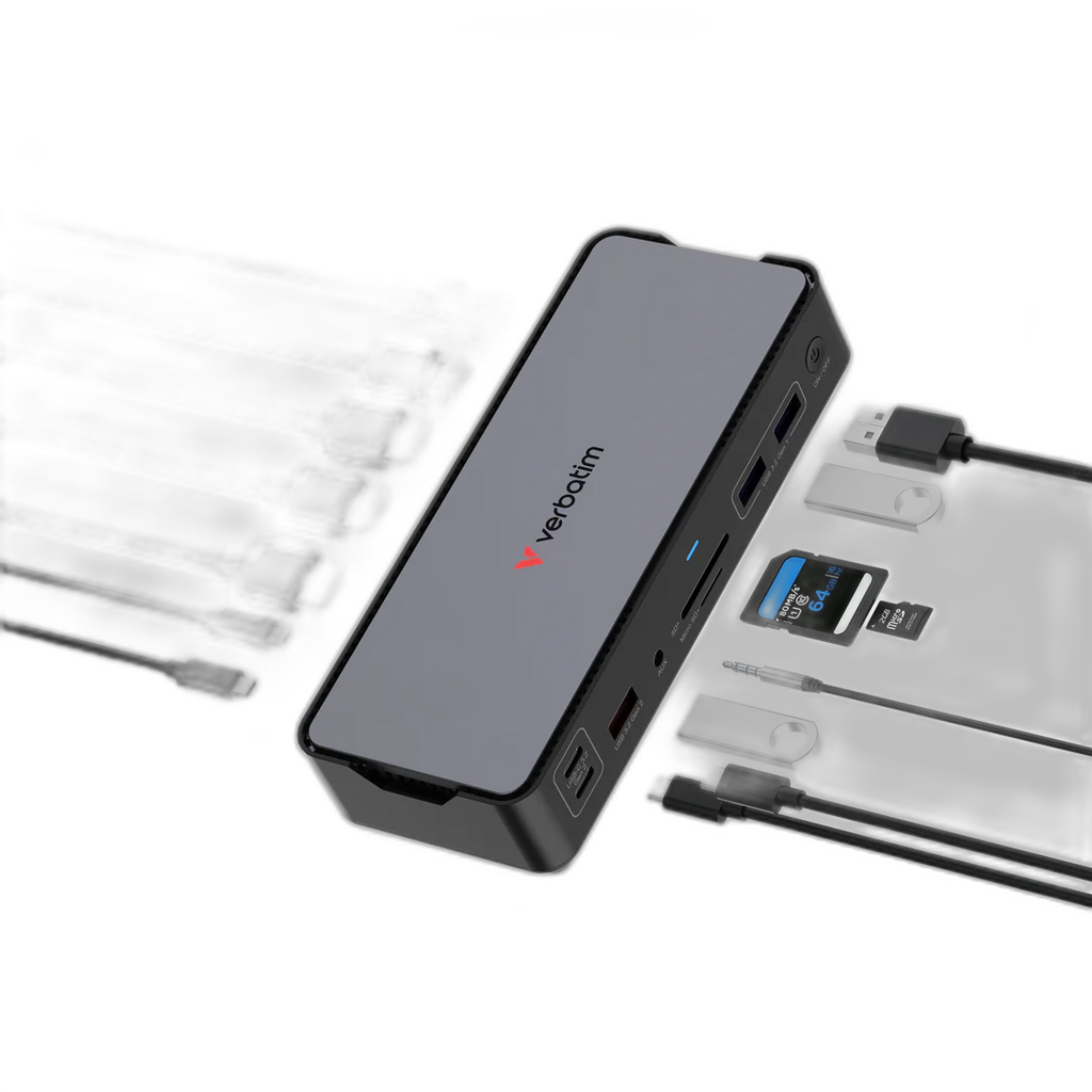 Verbatim USB-C Pro Docking Station with 15 Ports